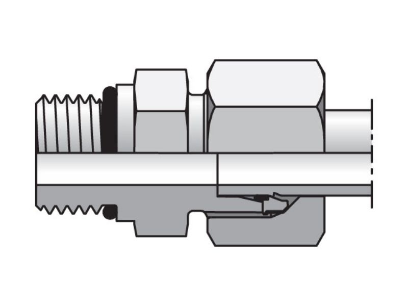 Picture of Parker GEO06LMCF - EO/EO-2 Straight, ISO 6149 Connector - GEO