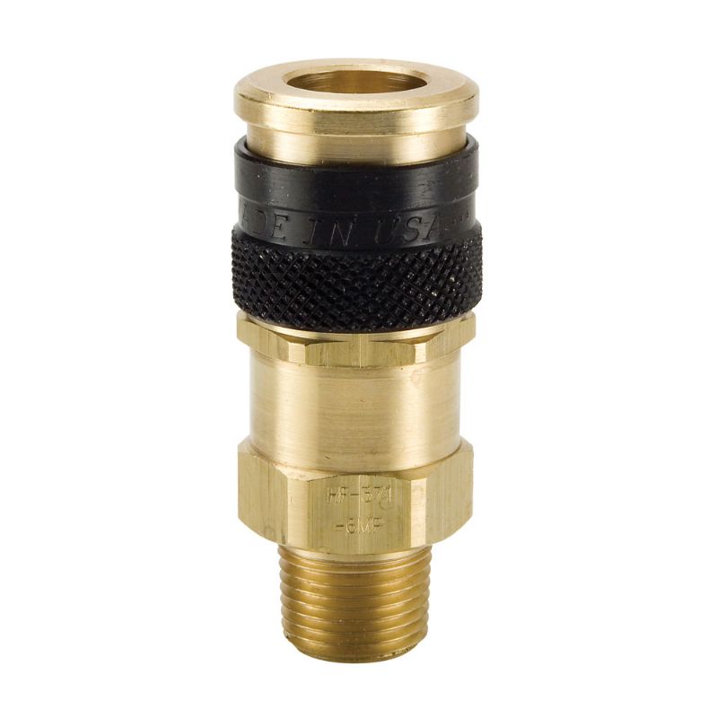 Picture of Parker HF-501-8MP - High Flow, Push to Connect, Air Tool Quick Couplings (pneumatic) Industrial Interchange - HF Series Couplers