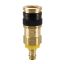 Picture of Parker HF-251-6PL - High Flow, Push to Connect, Air Tool Quick Couplings (pneumatic) Industrial Interchange - HF Series Couplers