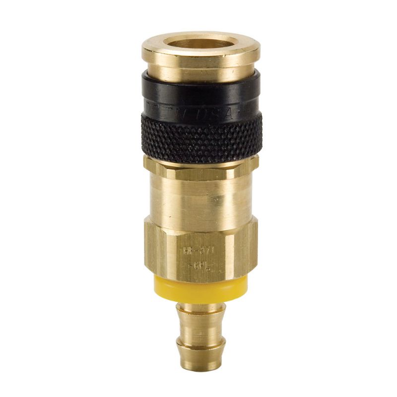 Picture of Parker HF-251-4PL - High Flow, Push to Connect, Air Tool Quick Couplings (pneumatic) Industrial Interchange - HF Series Couplers