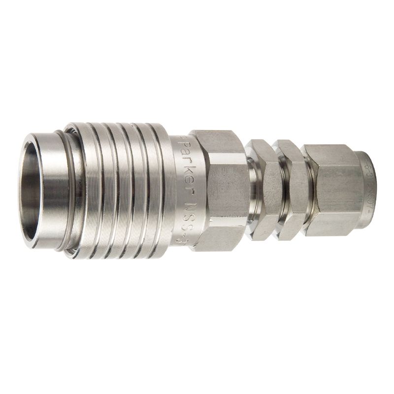 Picture of Parker NSS-371-6HMA - High Flow, Liquid Cooling, Flat Face Hydraulic Quick Connect Couplings  - NSS Series
