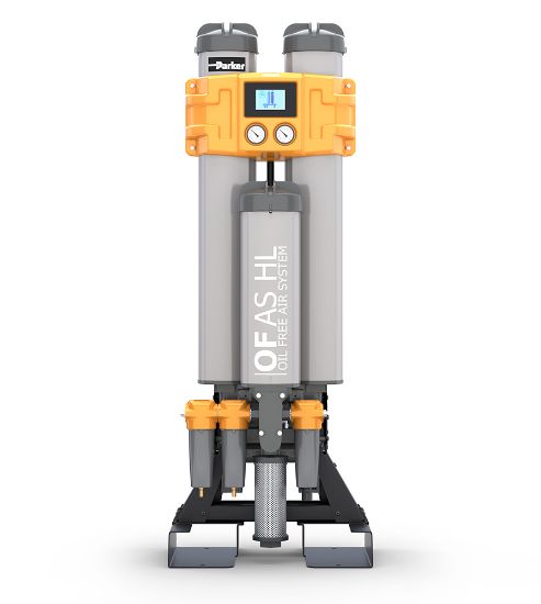 Picture of Parker OFASHL050-70G16AE - OFAS HL Medium Flow Oil Free Heatless Compressed Air Dryer System