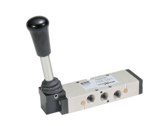 Picture of Parker P2LAX71122 - Viking Xtreme Series Manual/Mechanical Valve - 4-way 3-position Inline Perpendicular Lever