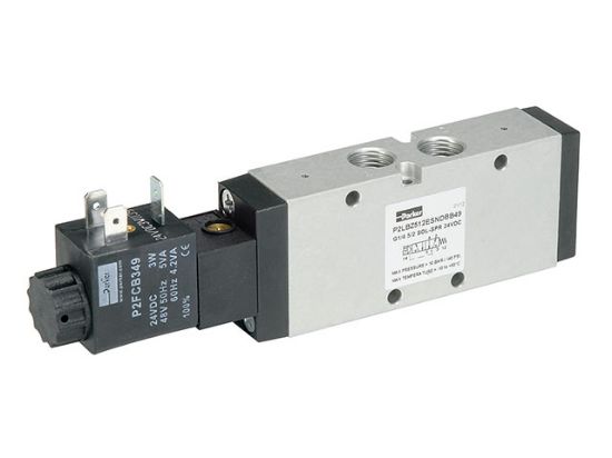 Picture of Parker P2LCZ593ESNDBB49 - Viking Lite Series Single Solenoid 4-way 2-position Valve