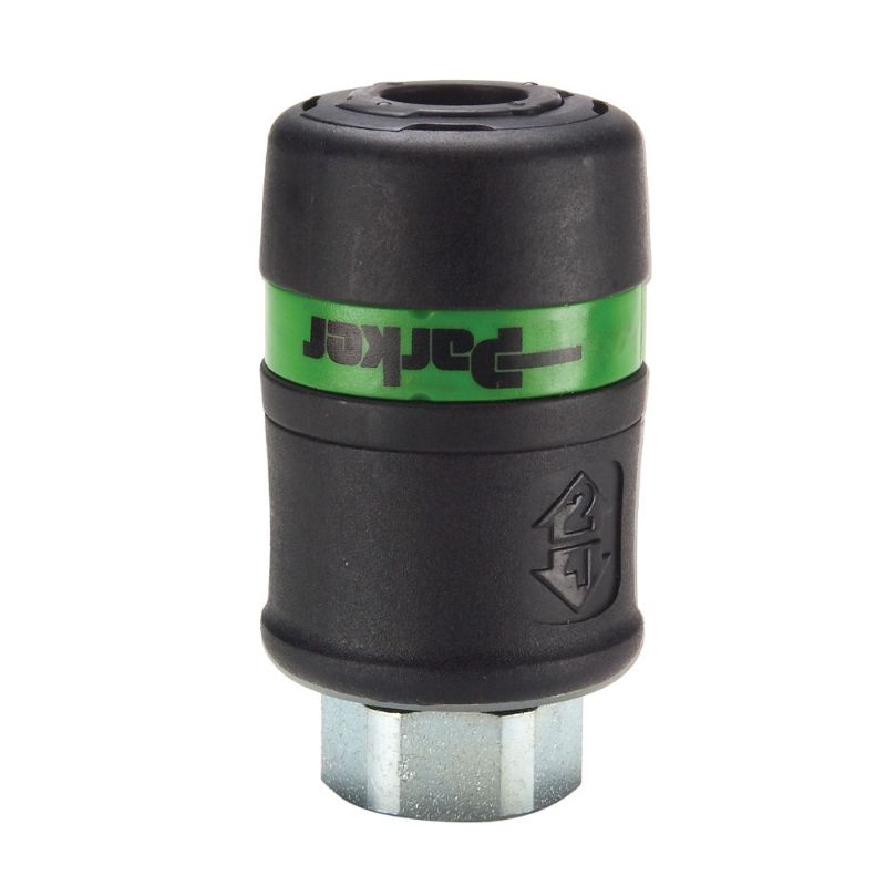 Picture of Parker PES-251-4FP - ISO 4414 Industrial & European Interchange, Safety Quick Connect Air Couplers - Tool-Mate Exhaust Series