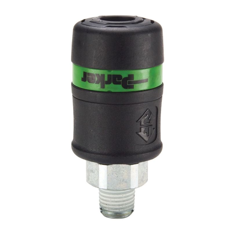 Picture of Parker PES-251-4MP - ISO 4414 Industrial & European Interchange, Safety Quick Connect Air Couplers - Tool-Mate Exhaust Series