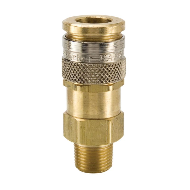 Picture of Parker RF-371-6MP - High Flow, Push to Connect, Air Tool & Breathing Air Quick Couplings (pneu) High Flow European Interchange - RF Series Couplers