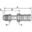 Picture of Parker S51A-10-16 - A/C Clip Air Conditioning Hose Fitting- 1A Series Fittings