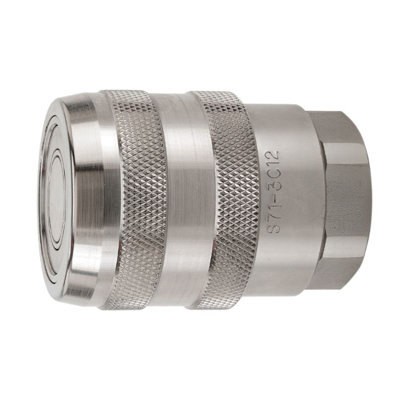 Picture of Parker S71-3C16-16FESL - Flat Face, High Pressure, Hydraulic Quick Couplings - 71 Series