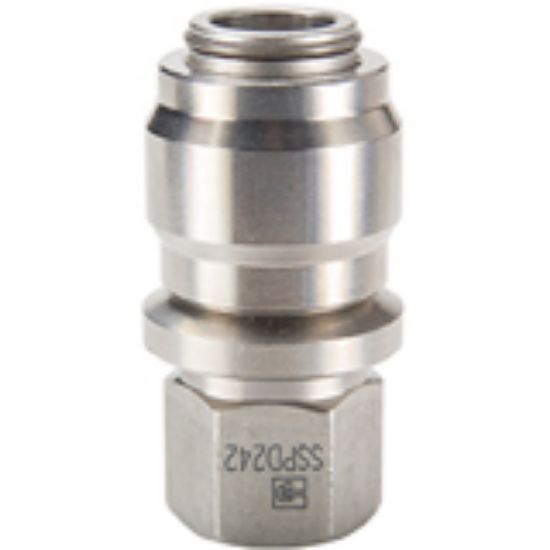 Picture of Parker SSPD242Y - Test Port, Diagnostic Quick Couplings, ISO 15171-1 - PD Series