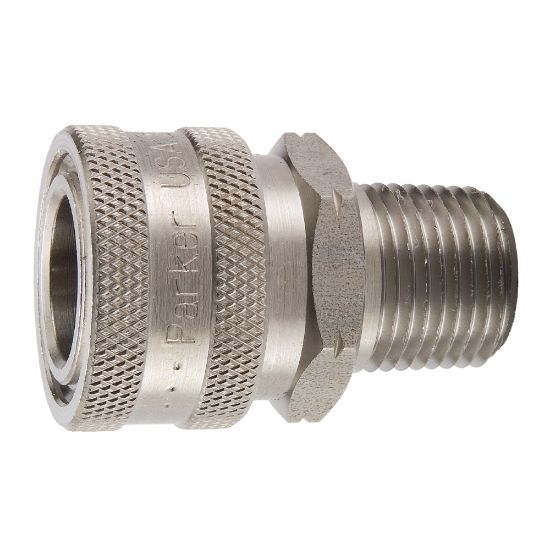 Picture of Parker SST-2Y - High Flow, Unvalved, Hydraulic Quick Couplings - ST Series