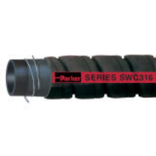 Picture of Parker SWC316-2000 - WILDCATTER® CORRUGATED OILFIELD PETROLEUM TRANSPORT SUCTION HOSE