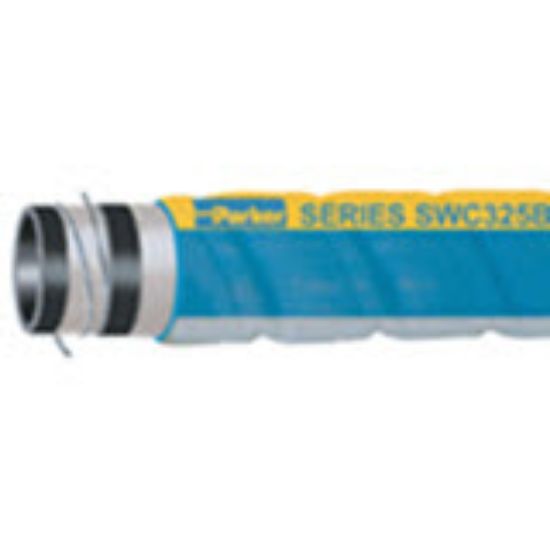 Picture of Parker SWC325B-6000 - OBSOLETE: BLUE ARCTIC™ TRANSLITE® Low Temperature Corrugated Petroleum Transport Suction Hose, Series SWC325B