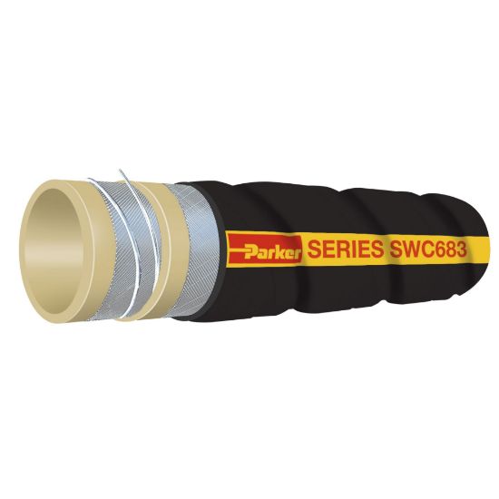 Picture of Parker SWC683-3000 - TITANFLEX® MODIFIED XLPE CORRUGATED CHEMICAL SUCTION HOSE