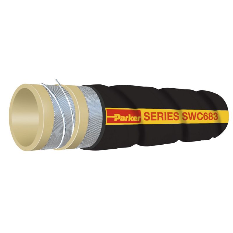 Picture of Parker SWC683-1000 - TITANFLEX® MODIFIED XLPE CORRUGATED CHEMICAL SUCTION HOSE