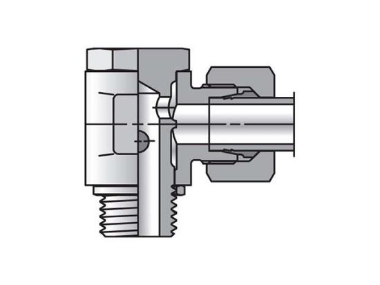 Picture of Parker SWVE10LMCF - EO/EO-2 90° Elbow, Banjo - SWVE-M