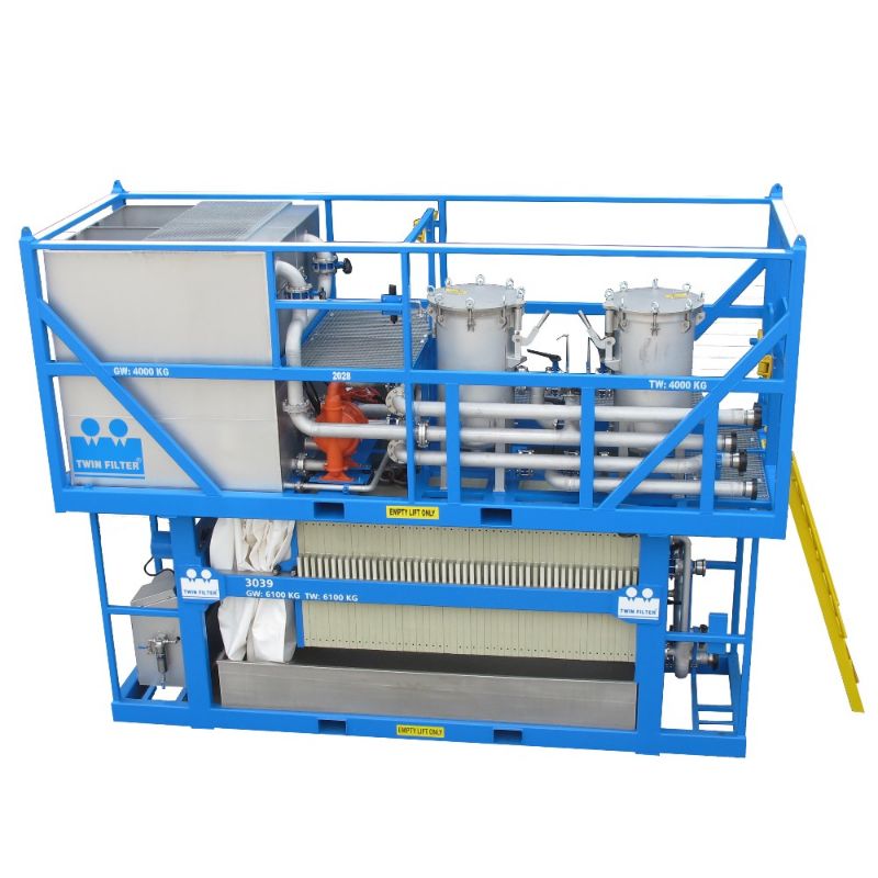 Picture of Parker TDW610-50-40-0-4-2 - Stackable combination unit TDW- Slurry skid suitable for Filter Press
