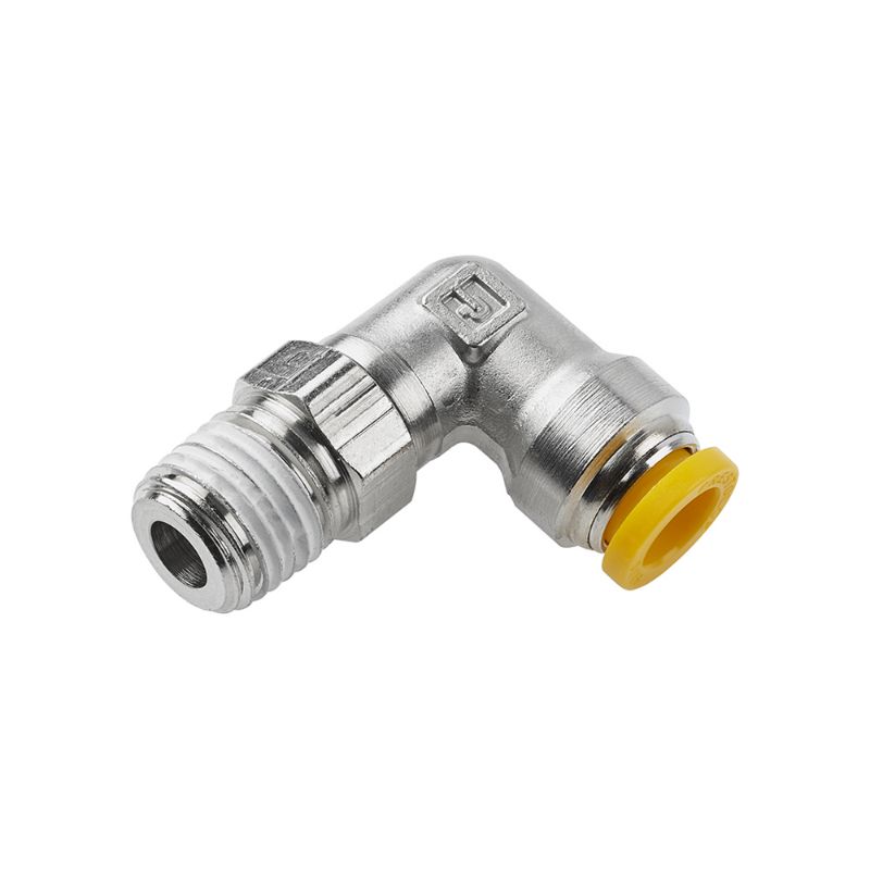 Picture of Parker W169PLP-6M-2R - Push-to-Connect Nickel Plated Instant Fittings - Prestolok PLP Metal