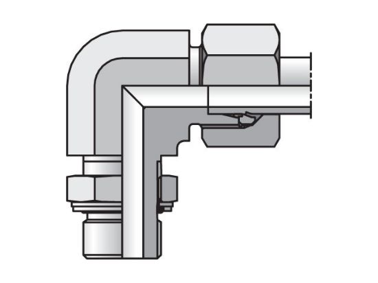 Picture of Parker WEE04ZLLRCF - EO/EO-2 90° Elbow, Adjustable - WEE-R