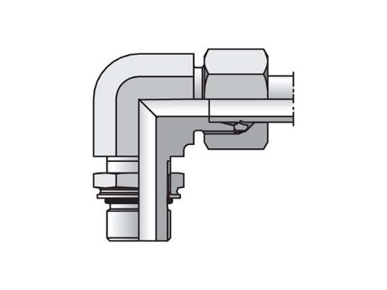 Picture of Parker WEE06ZLMORCF - EO/EO-2 90° Elbow, Adjustable - WEE-OR