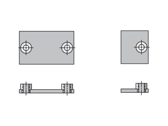 Picture of Parker WP-1 - Inch Standard Series WP Weld Plate