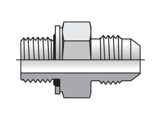 Picture of Parker 6F4OMXS V0894 - Triple-Lok 37° Straight F4OMX