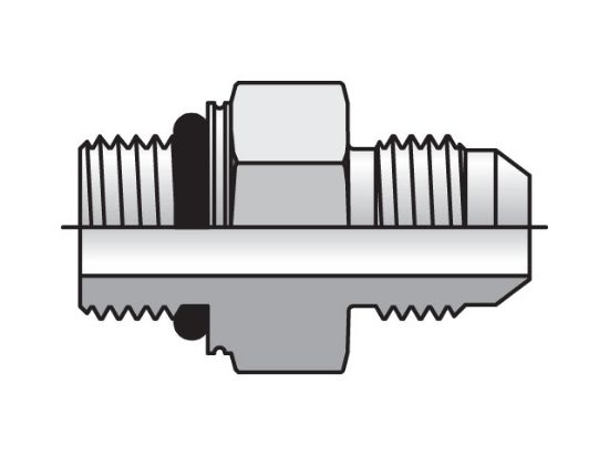 Picture of Parker 12M27F87MXS - Triple-Lok 37° Straight F87OMX