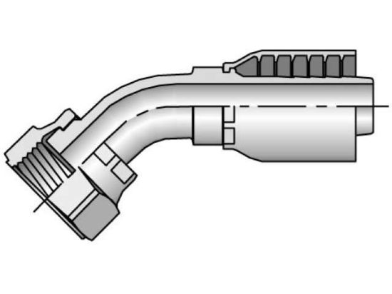 Picture of Parker 1J743-4-4-BULK - 43 Series 1J743