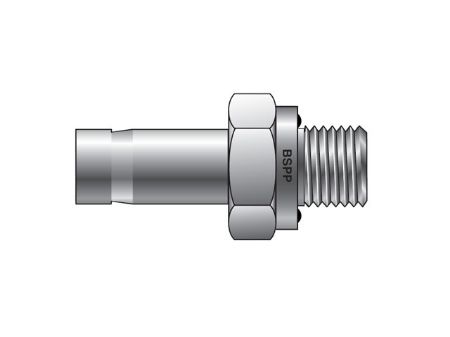 Picture for category A-LOK Inch Tube BSPP Tube End Male Adapter with ED Seal - MA R-ED