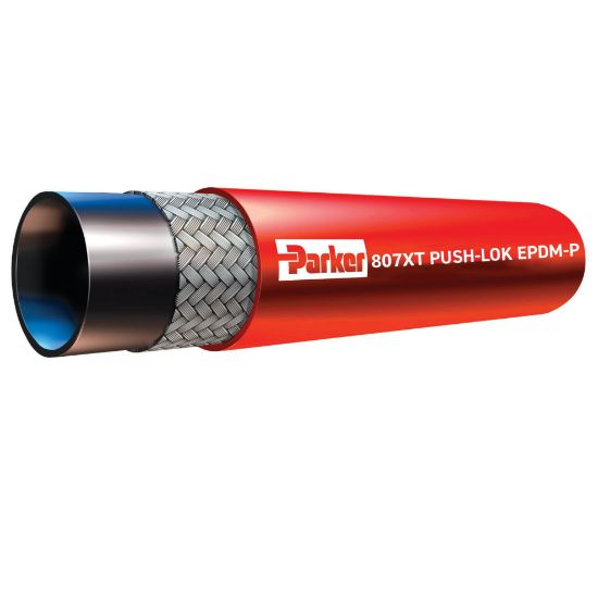 Picture of Parker 807XT-6-RED-RL - Push-Lok EPDM-P Hose 100-150 PSI – 807 Hose