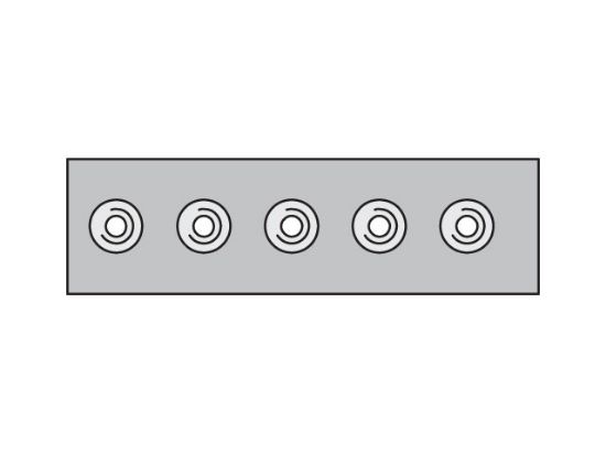 Picture of Parker APRB2X - Metric Standard Twin Series APRB Weld Plate – Strip