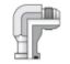 Picture of Parker 12-16 XEQ1-S - O-ring Face Seal, 37° Flare and Flareless Code 61 and 62 Flange Adapters