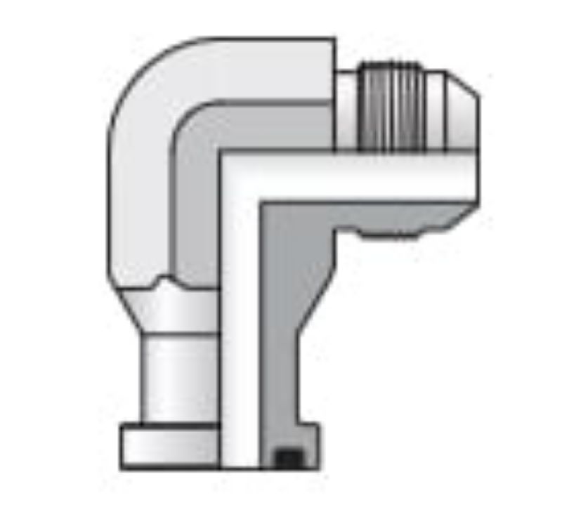 Picture of Parker 12 XEQ2-S - O-ring Face Seal, 37° Flare and Flareless Code 61 and 62 Flange Adapters