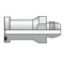 Picture of Parker 12-16 XHQ2-S - O-ring Face Seal, 37° Flare and Flareless Code 61 and 62 Flange Adapters