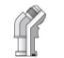 Picture of Parker 12 XVQ1-S - O-ring Face Seal, 37° Flare and Flareless Code 61 and 62 Flange Adapters