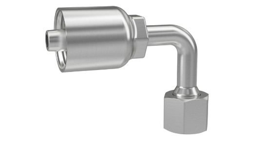 Picture of Parker 1J543-4-4 - Crimp Style Hydraulic Hose Fitting - 43 Series Fittings