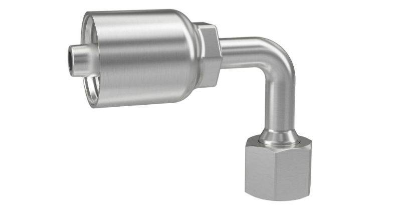 Picture of Parker 1J543-6-4 - Crimp Style Hydraulic Hose Fitting - 43 Series Fittings