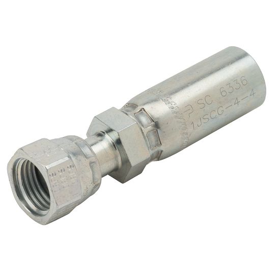 Picture of Parker 1JSCG-4-4 - Permanent Crimp Fittings - CG Series Fittings