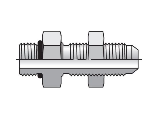 Picture of Parker 4 WF5OX-WLN-S FKM - Triple-Lok 37° Straight WF5OX