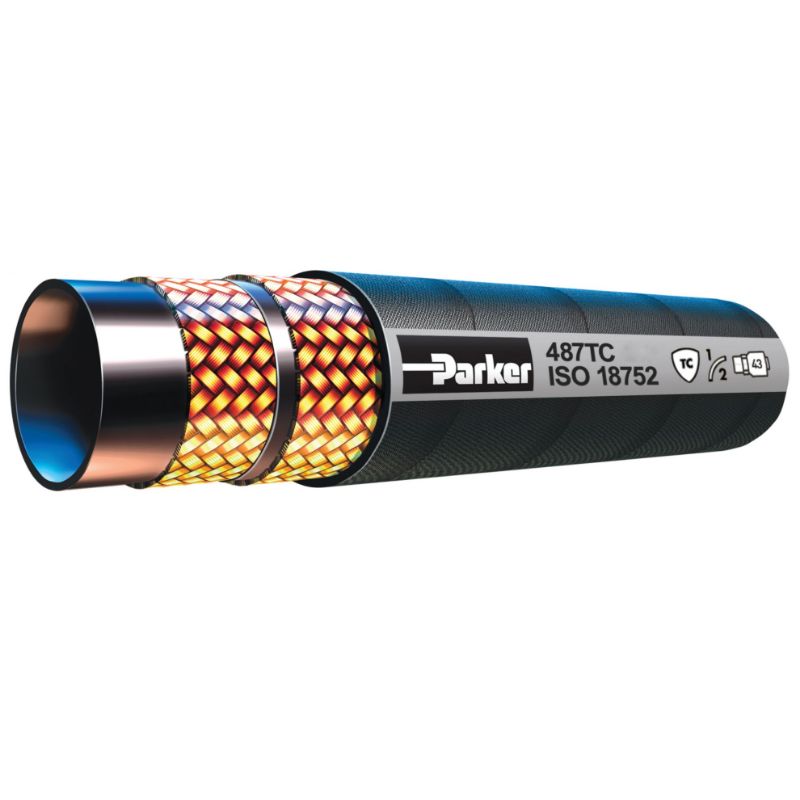 Picture of Parker 487TC-4 - Hydraulic Constant Working Pressure Hose 4000 PSI - GlobalCore 487 Hose