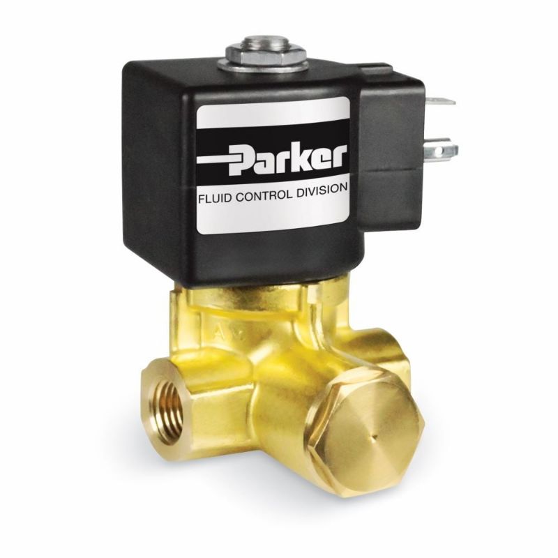 Picture of Parker 7122KBN2LF00N0D100C2 - Parker 2-Way Normally Open, 1/4" NPT General Purpose Solenoid Valves