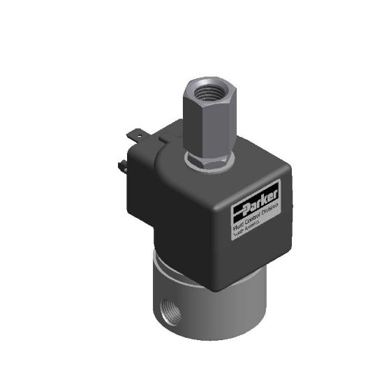 Picture of Parker 71315SN2EN00N0D200C1 - Parker 3-Way Normally Closed, 1/4" NPT General Purpose Solenoid Valves