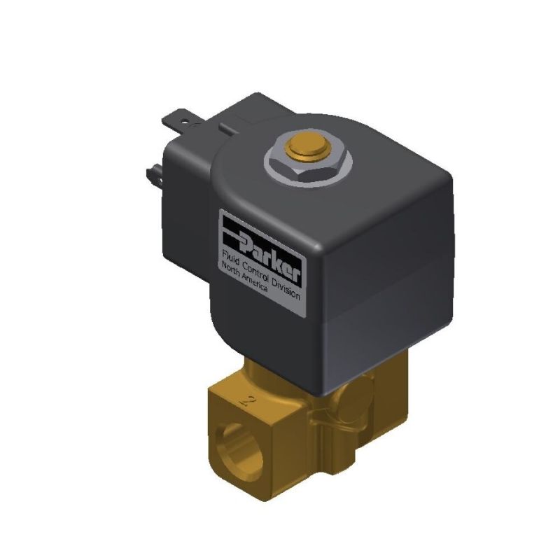 Picture of Parker 7321HBN2SN00N0D100C2 - Parker 2-Way Normally Closed, 1/4" NPT General Purpose Solenoid Valves