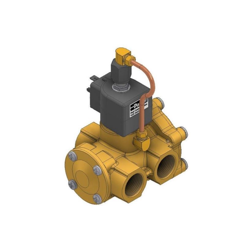 Picture of Parker 73312BN52NJ0N0D100C2 - Parker 3-Way Normally Closed, 3/4" NPT General Purpose Solenoid Valves