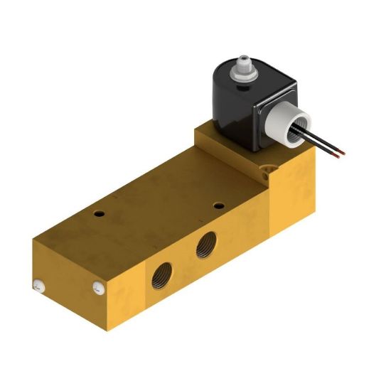 Picture of Parker 73317BN4UN00N0C111C2 - Parker 3-Way Normally Closed, 1/2" NPT General Purpose Solenoid Valves