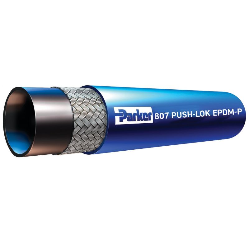 Picture of Parker 807-12-BLU-RL - Push-Lok EPDM-P Hose 100-150 PSI – 807 Hose