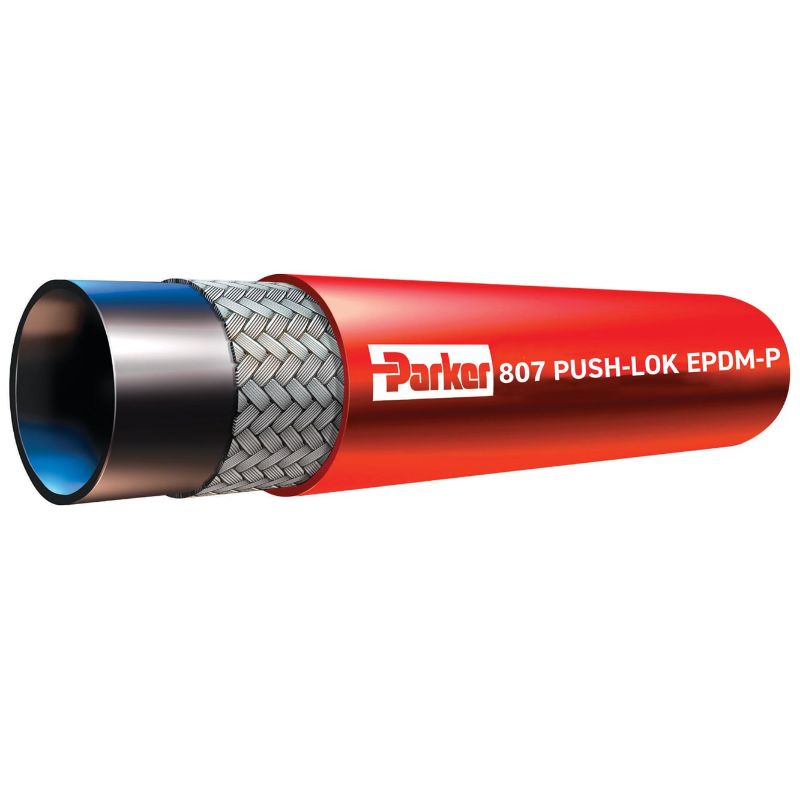 Picture of Parker 807-10-RED-RL - Push-Lok EPDM-P Hose 100-150 PSI – 807 Hose