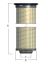 Picture of Parker 937622Q - Replacement Elements -  Medium Pressure Filter 12CS/50CS Series