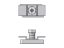 Picture of Parker CRA 1-8 - Inch Standard Series CRA Channel Rail Adapter