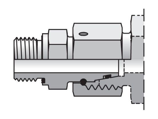 Picture of Parker EGE12LRED71 - EO/EO-2 Straight Swivel, Swivel Connector - EGE-R-ED